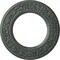 Ekena Millwork Blackthorn Medallion (Canopies up to 7 1/2"), 13 3/8"OD x 7 1/2"ID x 3/4"P, Athenian Green Crackle CM13BLAGC - alternate 1